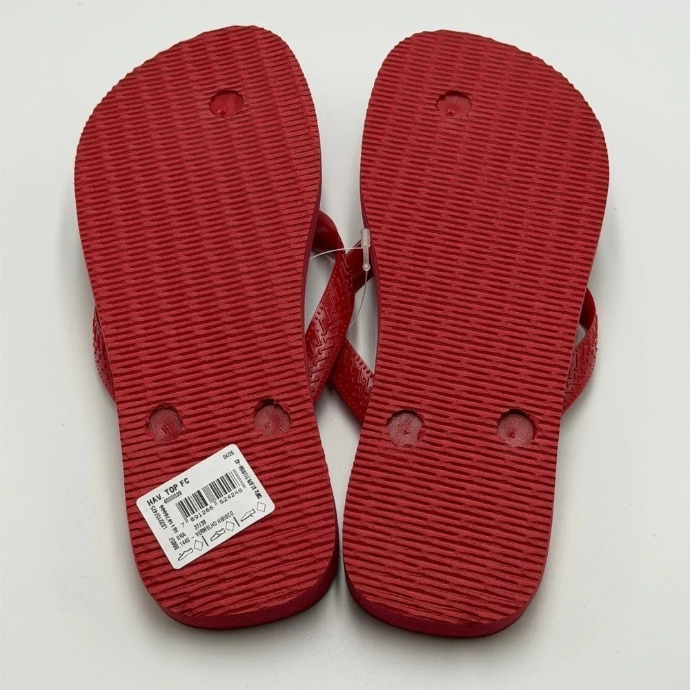 Havaianas Red Women's Flip Flop Sandals - Picture 7 of 7